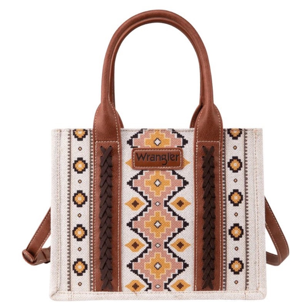 Wrangler Brown and Cream Patterned Women's Bag NWT GORGEOUS! - Picture 7 of 7